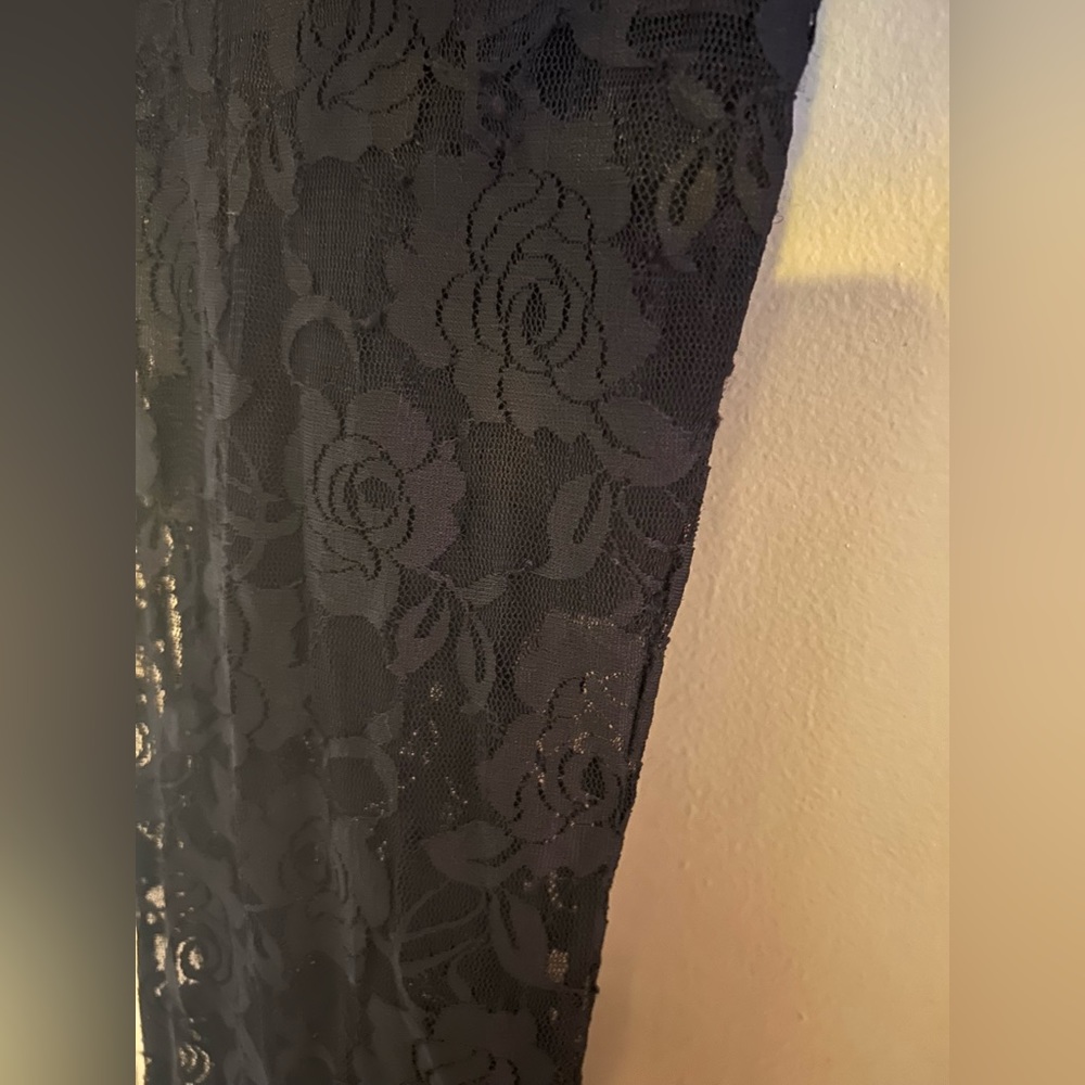 Black lace Pants.
